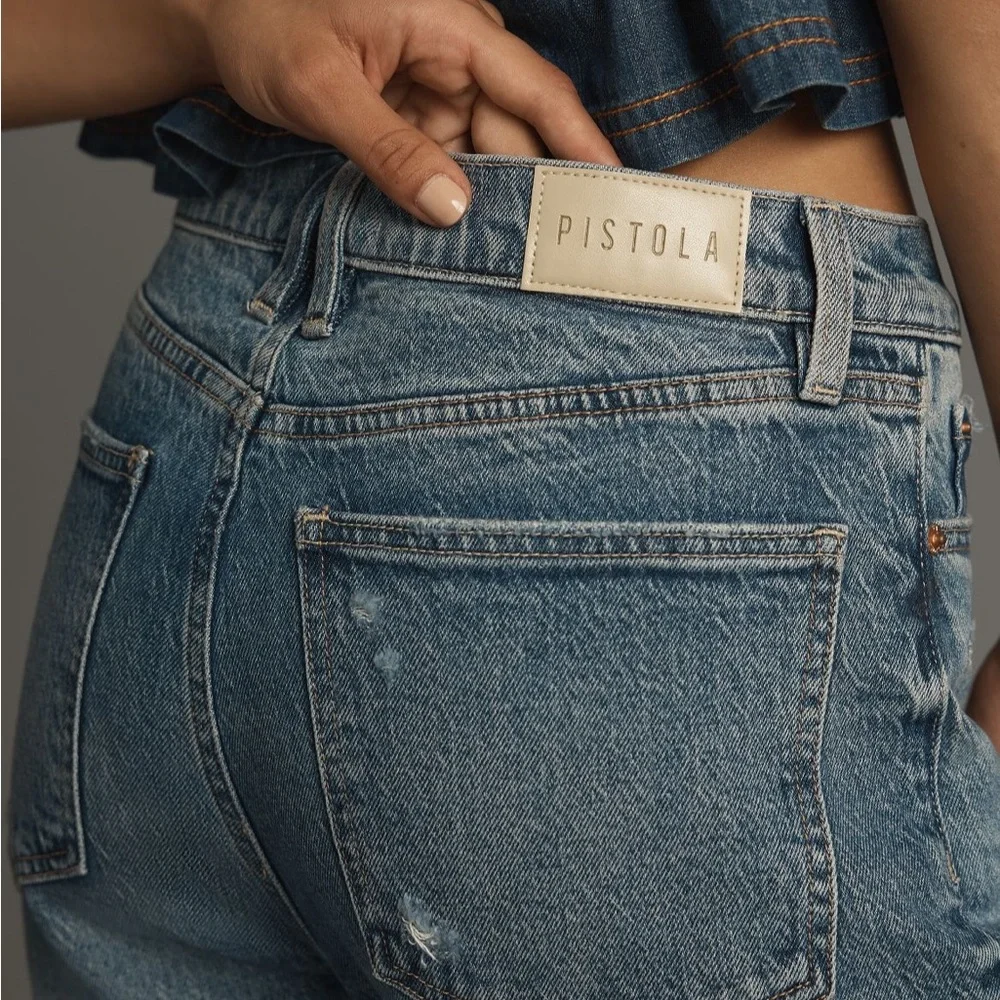 Pistola Ally High Rise Crop Flare Jeans- Never Worn! - Picture 4 of 8